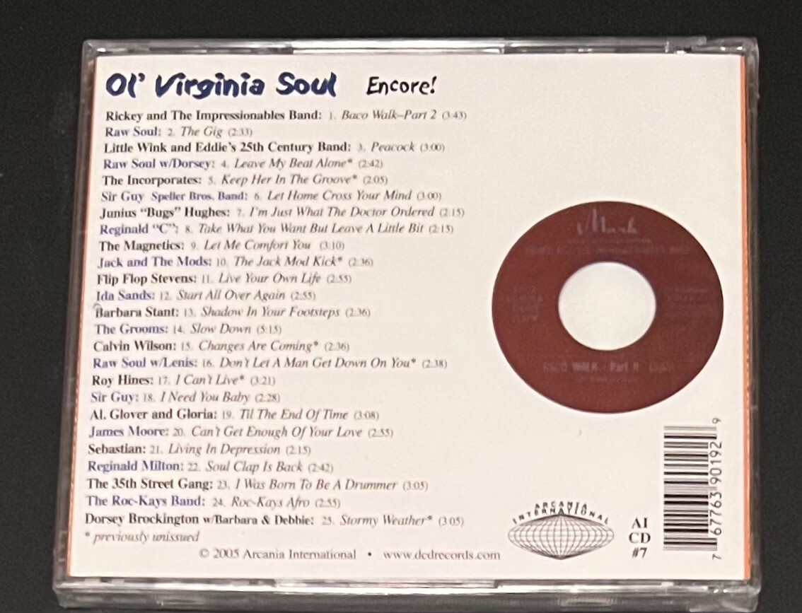 OL' VIRGINIA SOUL - ENCORE 65-75 - CD BRAND NEW - Image 3