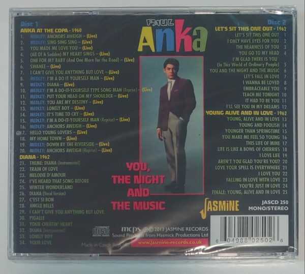 PAUL ANKA - YOU, THE NIGHT AND THE MUSIC   CD     BRAND NEW - Image 3