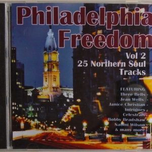 PHILADELPHIA FREEDOM - CD - Vol 2 - 25 Northern Soul Tracks - BRAND NEW