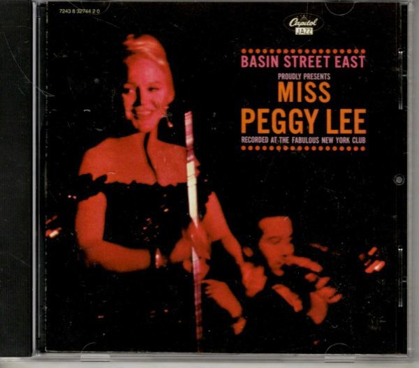 Peggy Lee - Basin Street East Proudly Presents Peggy Lee - CD