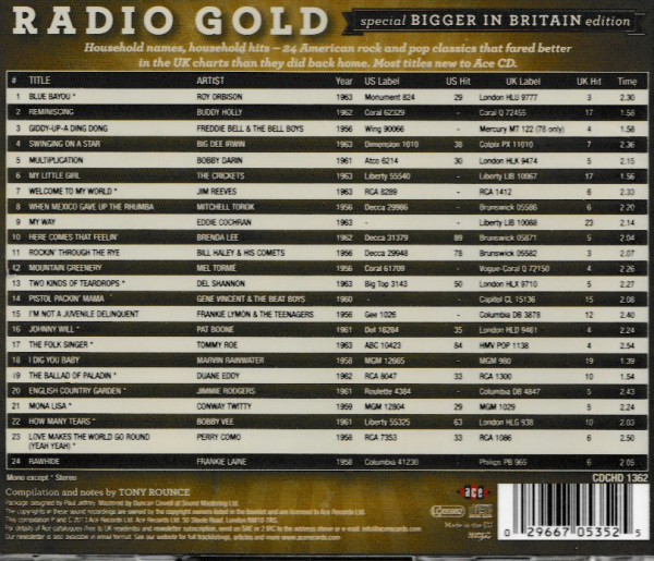 RADIO GOLD - SPECIAL BIGGER IN BRITAIN EDITION CD - BRAND NEW - Image 3
