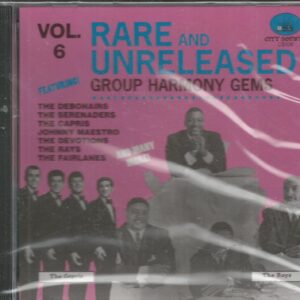 RARE AND UNRELEASED  - Vol. 6 - Group Harmony Gems -  BRAND NEW -  CD
