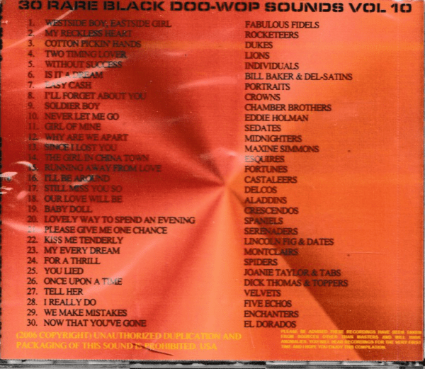 RARE BLACK SOUNDS - VOL 10 CD - BRAND NEW - Image 3