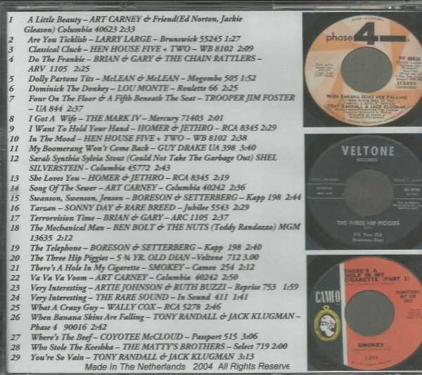 RARE NOVELTY - VOL 2 - CD  - BRAND NEW - Image 3