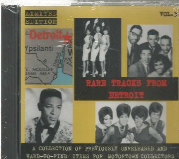 RARE TRACKS FROM DETROIT - CD - Vol. 3 - BRAND NEW