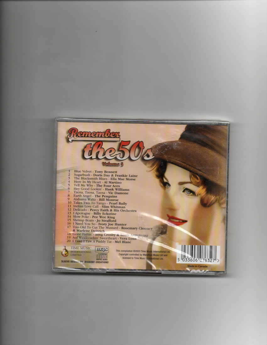REMEMBER THE 50'S - VOL 3-BRAND NEW CD - Image 2