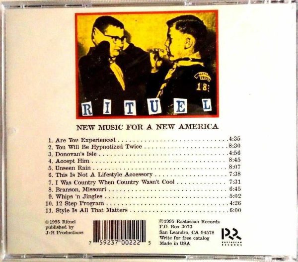 RITUEL - CD - New Music For New America - BRAND NEW - Image 3