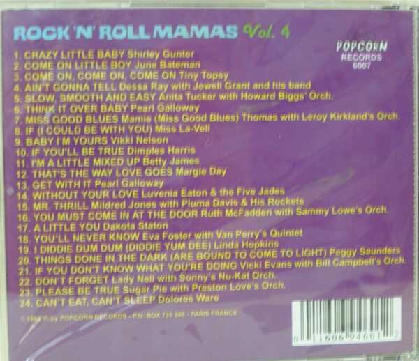 ROCK N ROLL MAMAS - VOL 4 - CD - BRAND NEW - Image 3