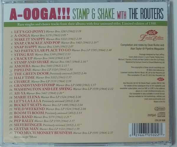 ROUTERS - A OOGA    STAMP AND SHAKE WITH   CD     BRAND NEW - Image 3