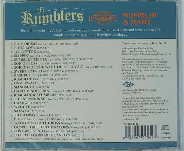 RUMBLERS - RUMBLIN' & RARE   CD     BRAND NEW - Image 3