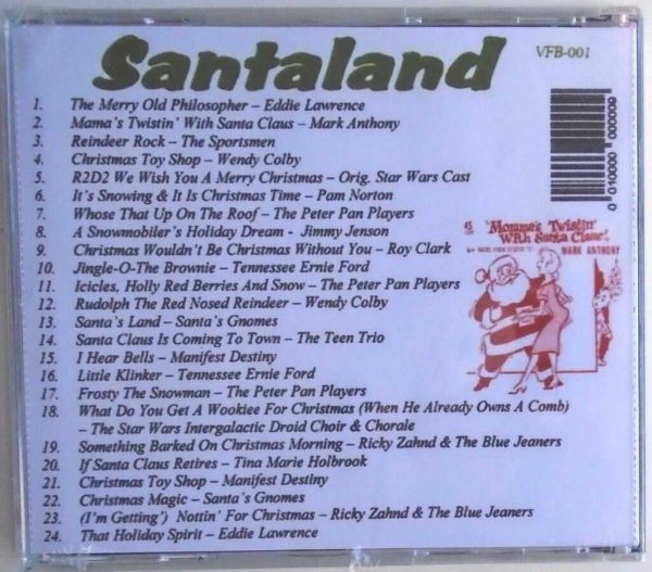 SANTALAND - CD - Fun Songs For The Holiday - BRAND NEW - Image 3