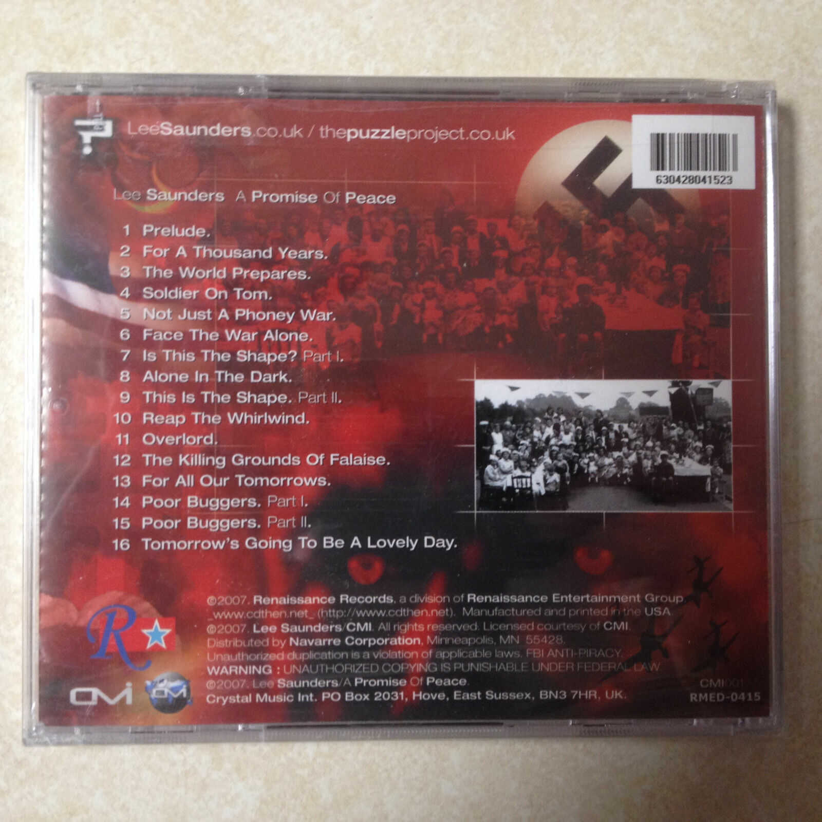SAUNDERS, LEE - A PROMISE OF PEACE BRAND NEW CD - Image 3