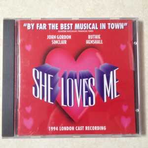 SHE LOVES ME - 1994 LONDON CAST RECORDING AUDIO CD