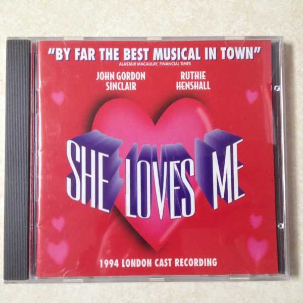 SHE LOVES ME - 1994 LONDON CAST RECORDING AUDIO CD