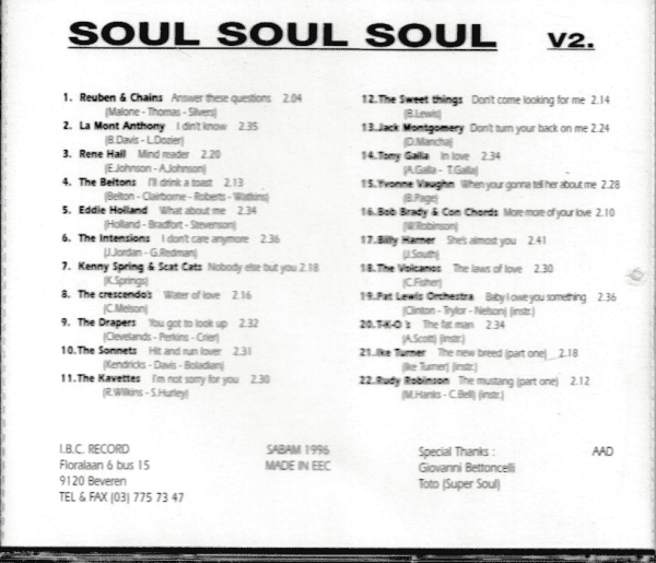 SOUL SOUL SOUL VOL 2 CD - BRAND NEW - Image 3