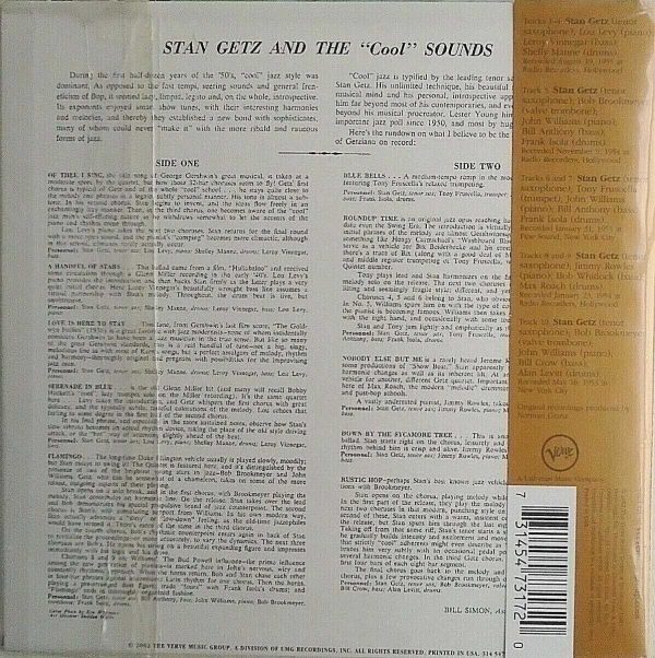 STAN GETZ And The Cool Sounds - CD - Brand New - Image 3