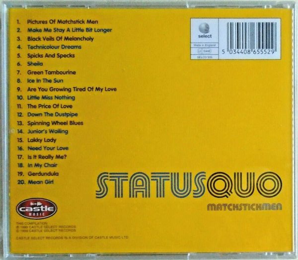 STATUS QUO - CD - Matchstickmen - BRAND NEW - Image 3
