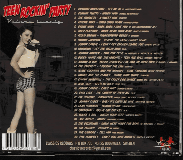 TEEN ROCKIN' PARTY VOL 20 CD - BRAND NEW - Image 3