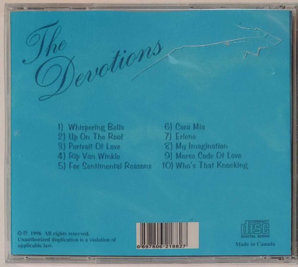 THE DEVOTIONS - FOR MORE THAN SENTIMENTAL REASONS  CD  BRAND NEW - Image 3