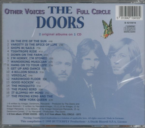 THE DOORS CD - Other Voices/Full Circle - BRAND NEW - Image 3
