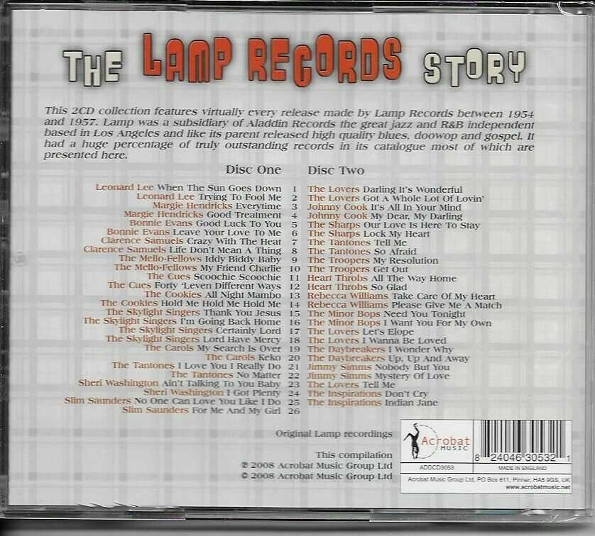 THE LAMP RECORDS STORY CD HITS GEMS & RARITIES - BRAND NEW - Image 3