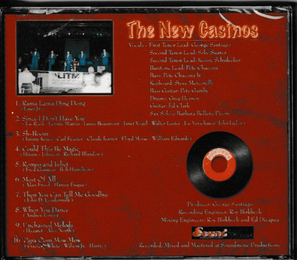 THE NEW CASINOS CD GO BACK IN TIME WITH THE NEW CASINOS - BRAND NEW - Image 3