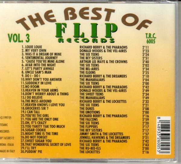 The Best Of Flip Records - The Mess Around - Vol 3 - CD - Image 3