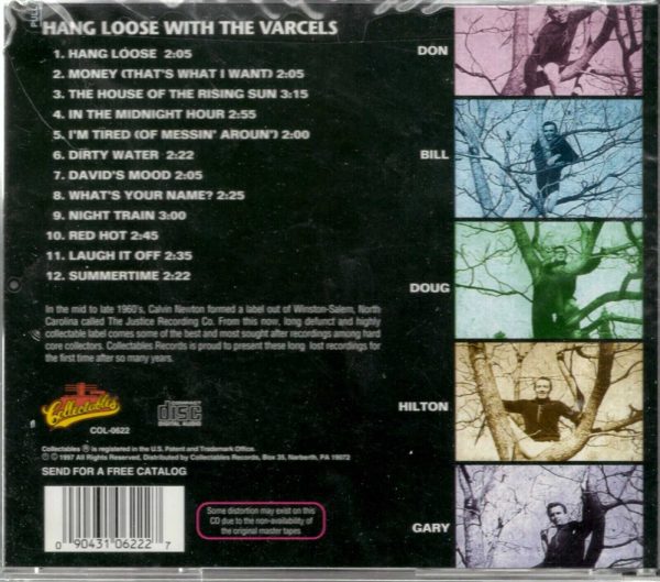 The Varcels - Hang Loose With the Varcels - CD - Brand New - Image 3