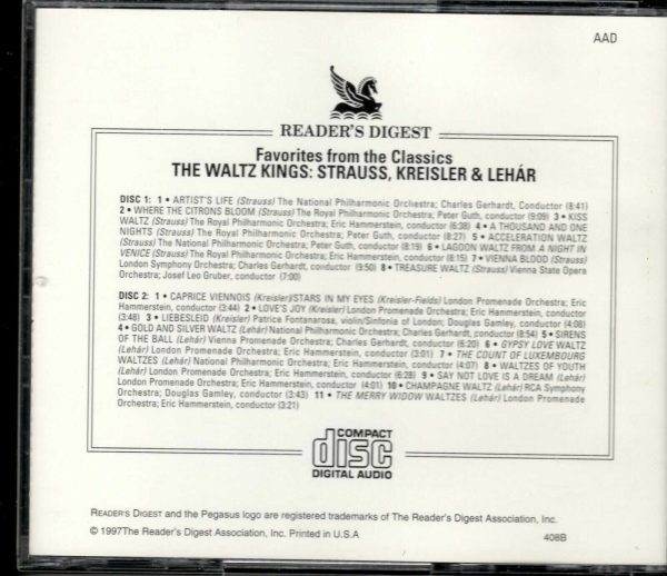 The Waltz Kings - Strauss, Kreisler & Lehar - 2 CD - Image 3