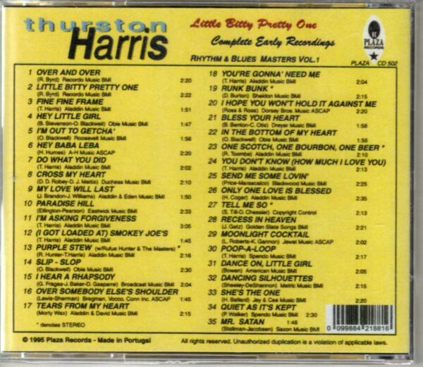 Thurston Harris - Little Bitty Pretty One - CD - Image 3