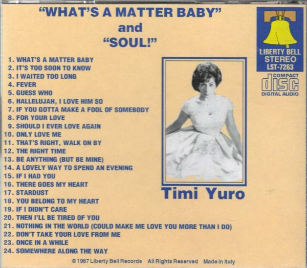 Timi Yuro - What's A Matter Baby/Soul! - Image 3