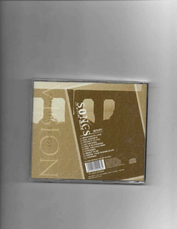 VISION - ON THE EDGE-BRAND NEW CD - Image 3