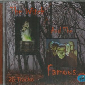 WITCH AND THE FAMOUS CD   25 SCARY TRACKS    BRAND NEW   HALLOWEEN CD