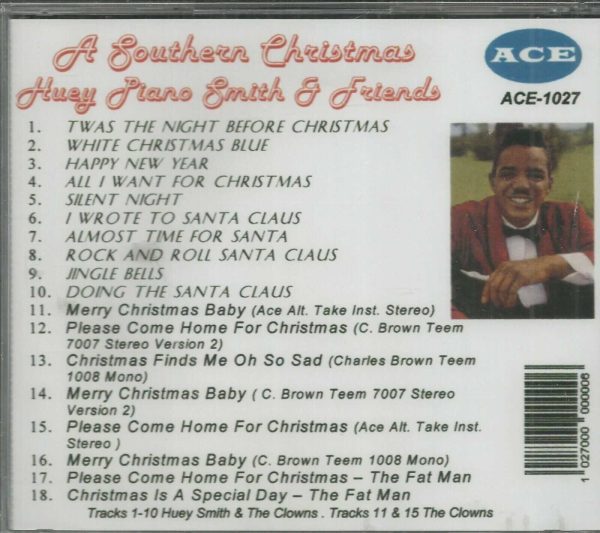 A SOUTHERN CHRISTMAS - HUEY 'PIANO' SMITH AND FRIENDS CD    BRAND NEW - Image 3