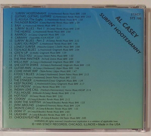 AL CASEY - SURFIN' HOOTENANNY   CD   BRAND NEW - Image 3