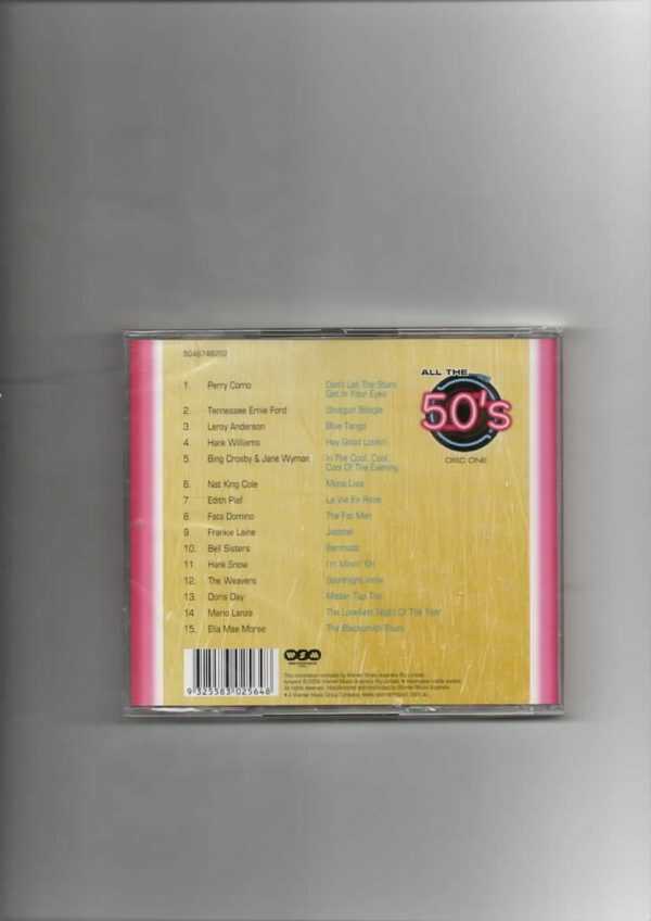 ALL THE 50'S DISC 1- BRAND NEW CD - Image 3
