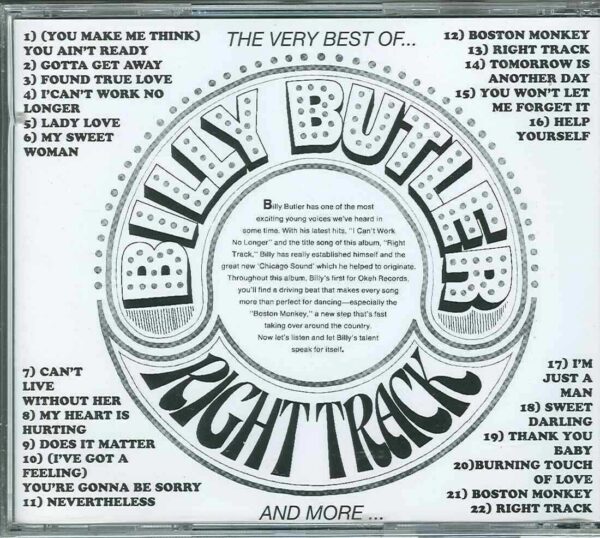 BILLY BUTLER - The Very Best And More - CD - BRAND NEW - Image 3