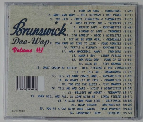 BRUNSWICK DOO WOP - VOL 1   CD  BRAND NEW - Image 3