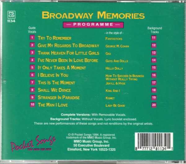 Broadway Memories - CD - Image 3
