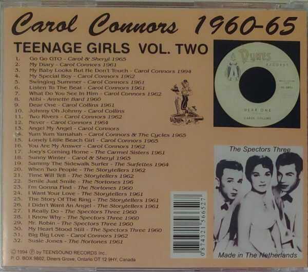 CAROL CONNORS - 1960-66   CD     BRAND NEW - Image 3