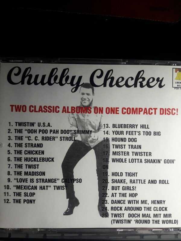 CHUBBY CHECKER - TWIST WITH/ FOR TWISTERS ONLY-CD