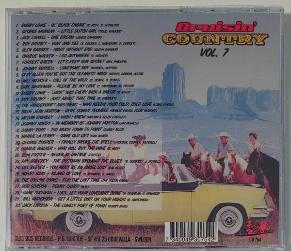 CRUISIN COUNTRY - VOL 7   CD   BRAND NEW - Image 3