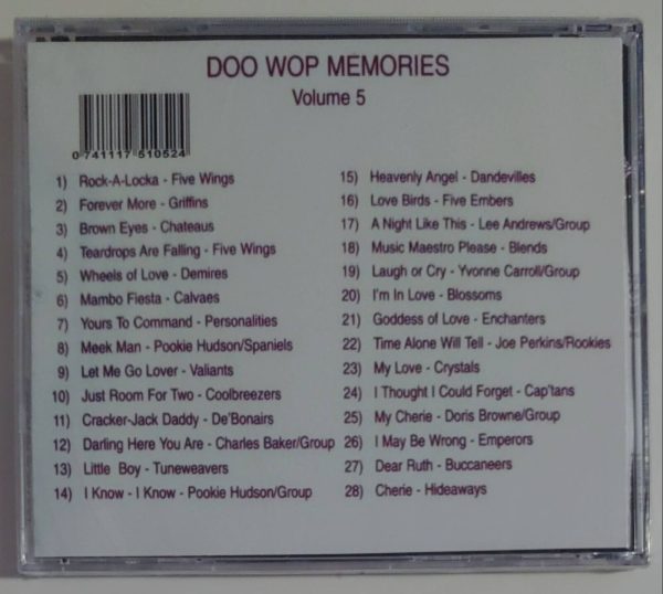 DOO WOP MEMORIES - VOL 5   CD BRAND NEW - Image 3