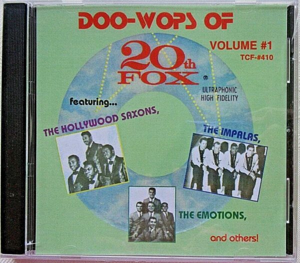 DOO-WOPS OF 20TH FOX - CD - Volume 1 - BRAND NEW