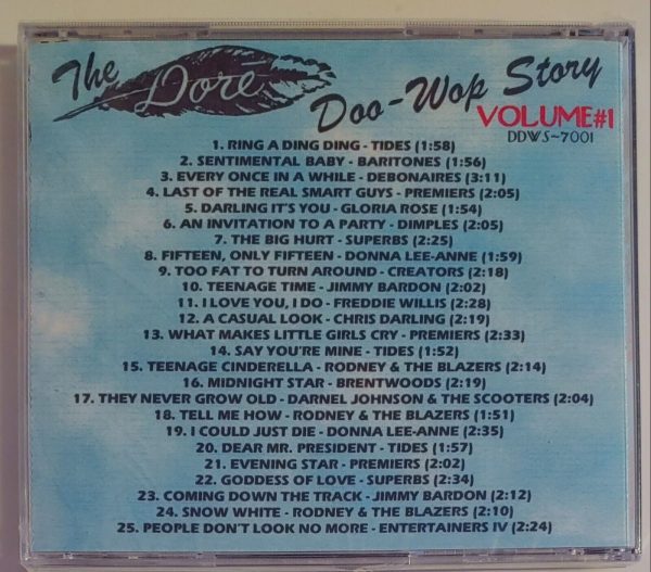 DORE DOO WOP STORY - VOL 1   CD BRAND NEW - Image 3