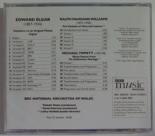 ELGAR - ENIGMA VARIATIONS   CD BRAND NEW - Image 3
