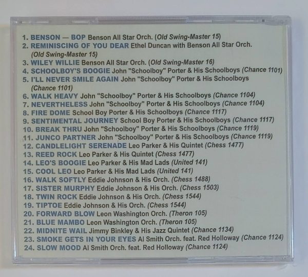 FORGOTTEN SAXES - VOL 1  48-54  CD BRAND NEW - Image 3