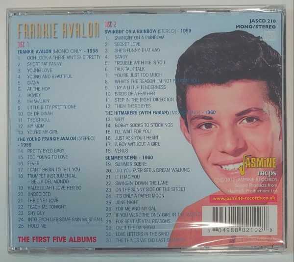 FRANKIE AVALON - FIRST FIVE ALBUMS   CD     BRAND NEW - Image 3