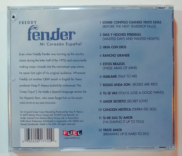FREDDY FENDER - MI CORAZON ESPANOL  CD BRAND NEW - Image 3