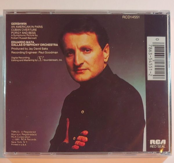 GERSHWIN - AN AMERICAN IN PARIS  (DALLAS SYMPHONY)  CD BRAND NEW - Image 3